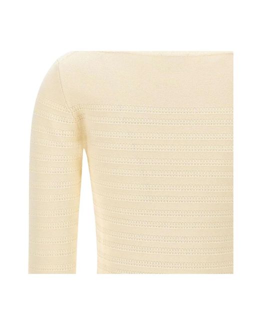 Woolrich Natural Weiße pullover für männer