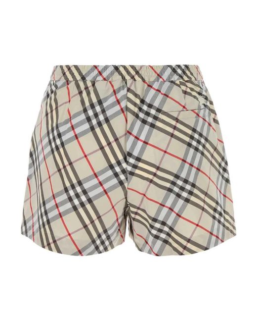 Burberry Gray Short Shorts
