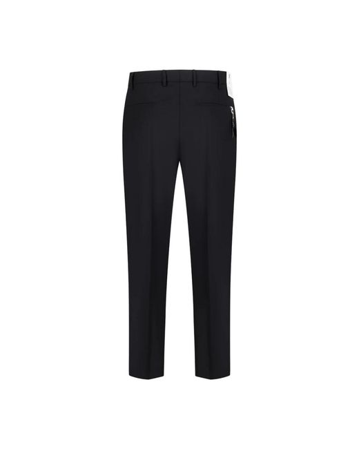 PT Torino Black Slim-Fit Trousers for men