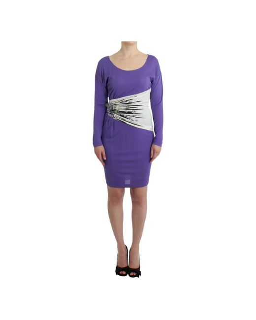 Short Dresses di Roberto Cavalli in Purple