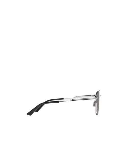 Bottega Veneta Gray Glaze Aviator Sunglasses