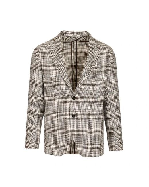 Tagliatore Gray Blazers for men
