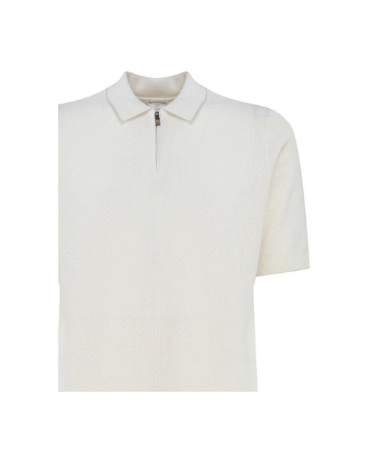 Eleventy White Polo Shirts for men