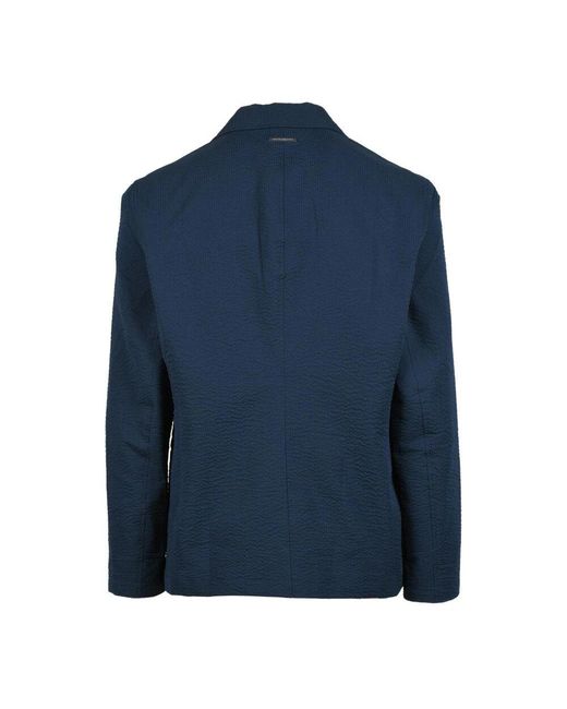 ARMANI EXCHANGE Stilvolle jacke mit elastomultiester und polyester in Blue für Herren