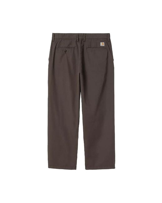 Carhartt Brown Straight Trousers for men