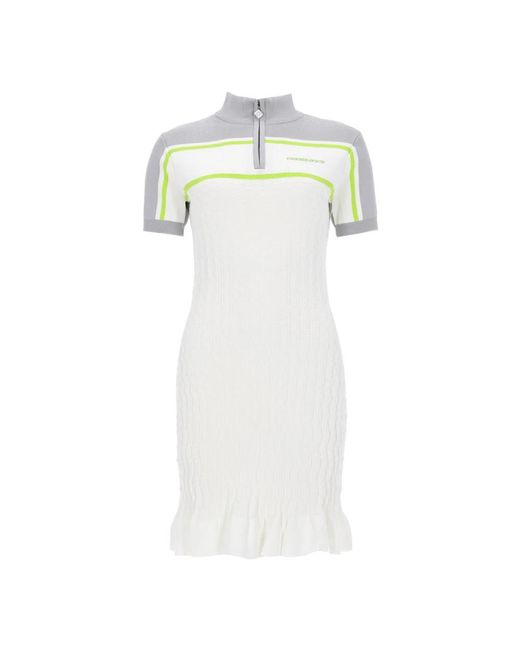 Casablanca White Short Dresses