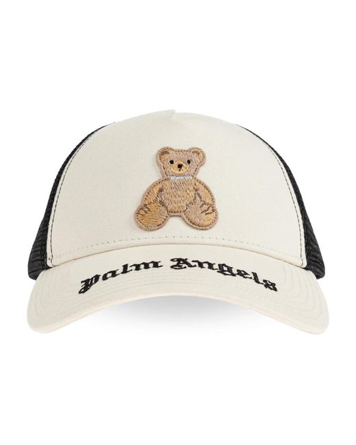 Palm Angels Bear Baseball Cap in Natural für Herren