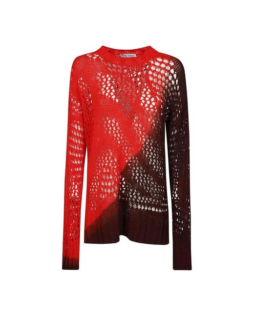 Colección de suéteres de punto cómodos The Attico de color Red
