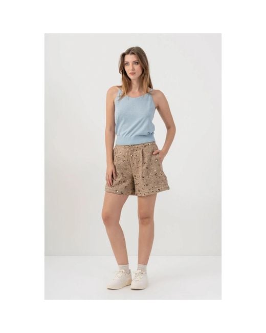 Kocca Blue Sleeveless Tops