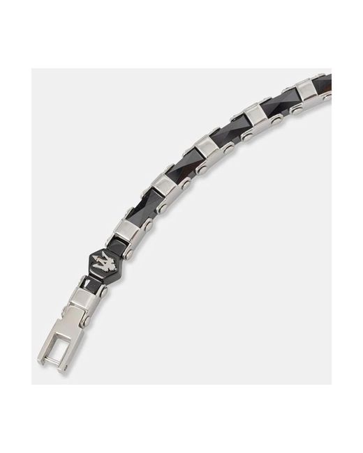 Bracelets Maserati de hombre de color Metallic