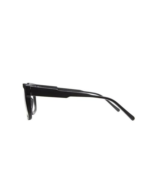 Kuboraum Accessoires ,Zwart ,Zwarte Matte Vierkante Bril Rx in het Black