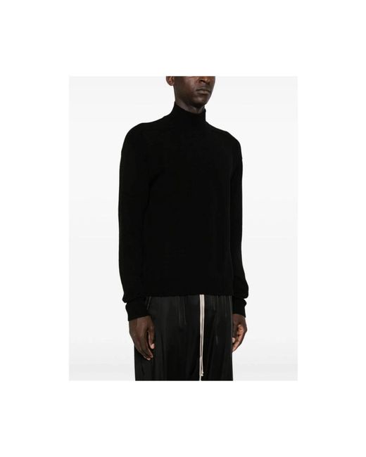 Rick Owens Black Turtlenecks for men