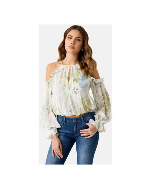 Blouses Guess de color Green