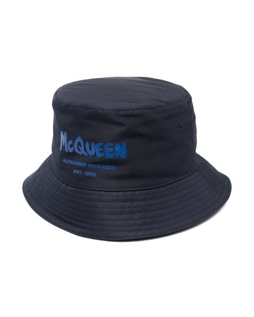 Alexander McQueen Blue Caps for men