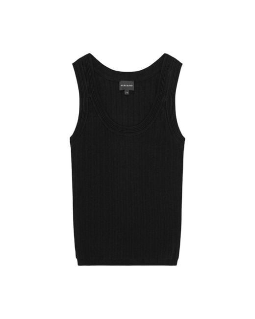 Birgitte Herskind Black Sleeveless Tops