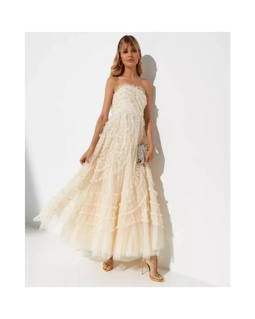 Maxi Dresses Needle & Thread en coloris Natural