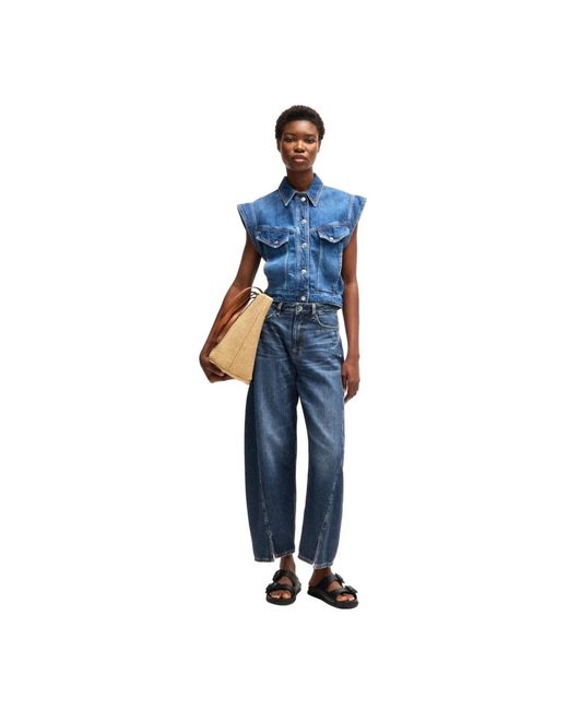 HUGO Blue Loose-Fit Jeans