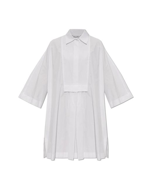 Max Mara White Shirt Dresses