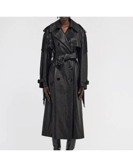 Roberto Cavalli Black Trench Coats