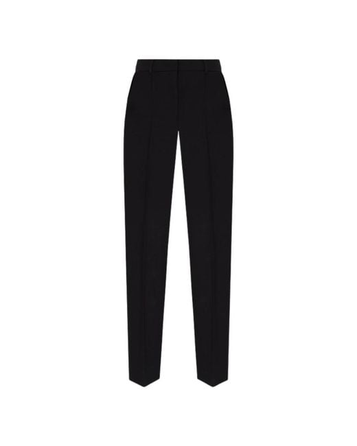 Sportmax Black Straight Trousers