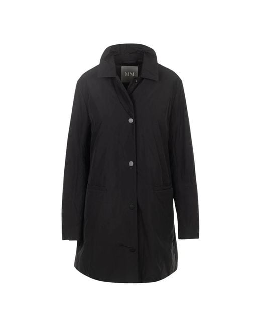 Max Mara Gigante Jas in het Black