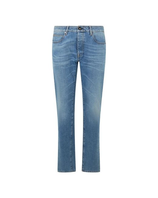Moorer Blue Slim Fit Jeans for men