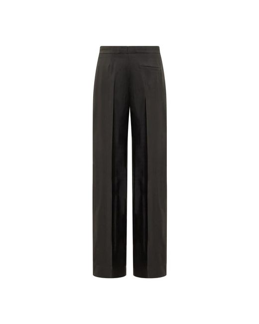 Semicouture Black Wide Trousers