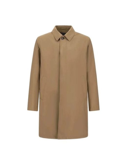 Herno Natural Single-Breasted Coats for men