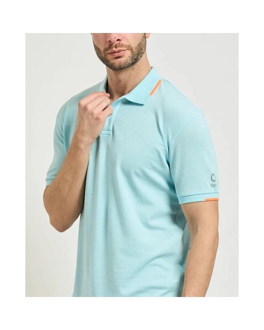 Suns Federico Tag Polo in Blue für Herren