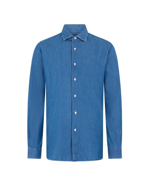 Slowear Blue Denim Shirts for men