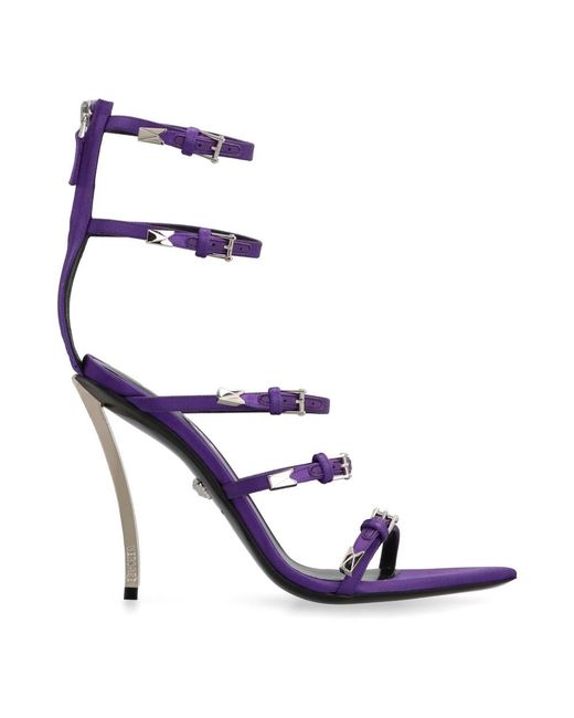 Versace Blue High Heel Sandals