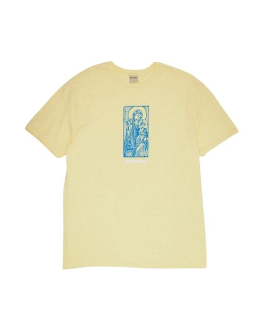 T-Shirts Fa de hombre de color Yellow