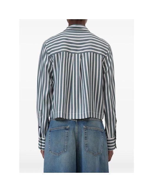 Closed Blue Shirts