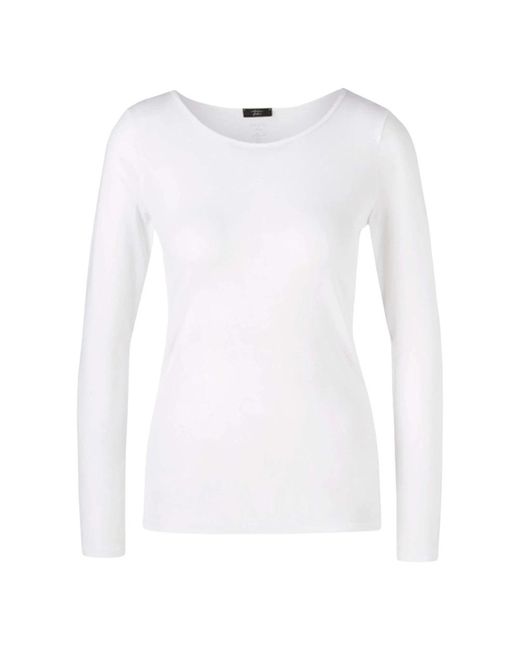Marc Cain White Long Sleeve Tops
