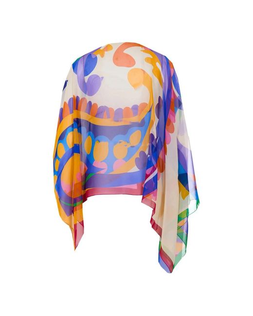 Etro Blue Capes