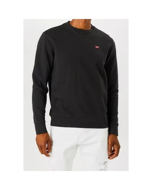 Levi's Original Crew Sweatshirt in het Black voor heren