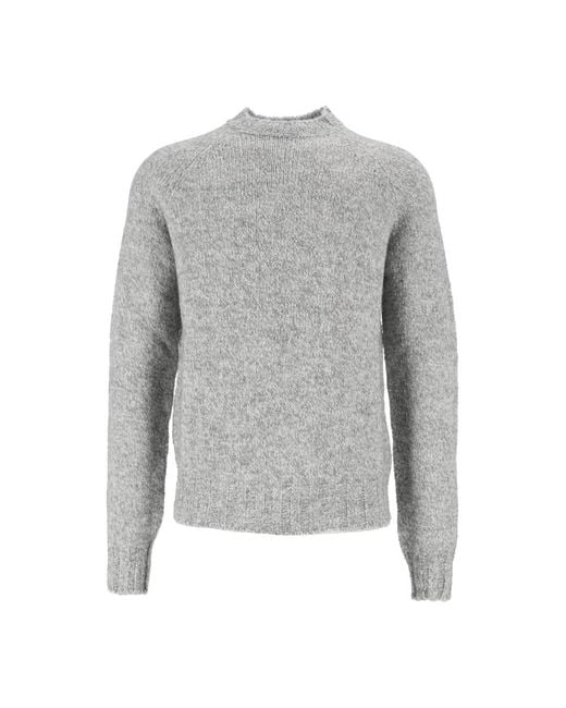 Ballantyne Gray Round-Neck Knitwear for men