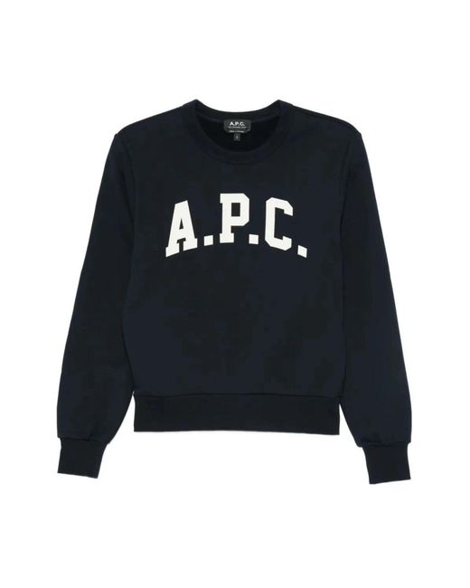 A.P.C. Blue Sweatshirts