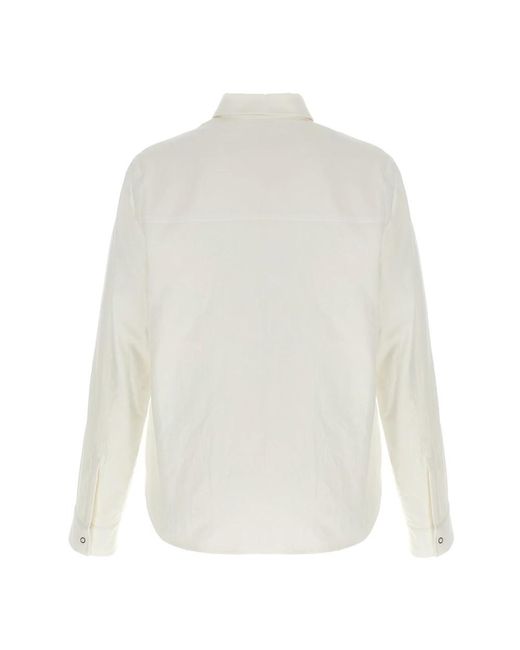 Moncler White Light Jackets for men