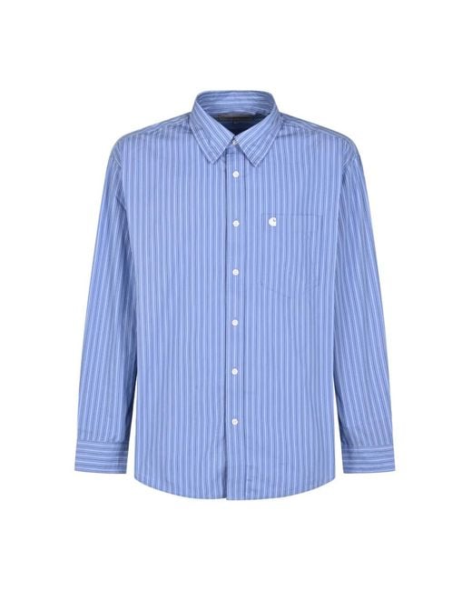 Carhartt Blue Casual Shirts for men