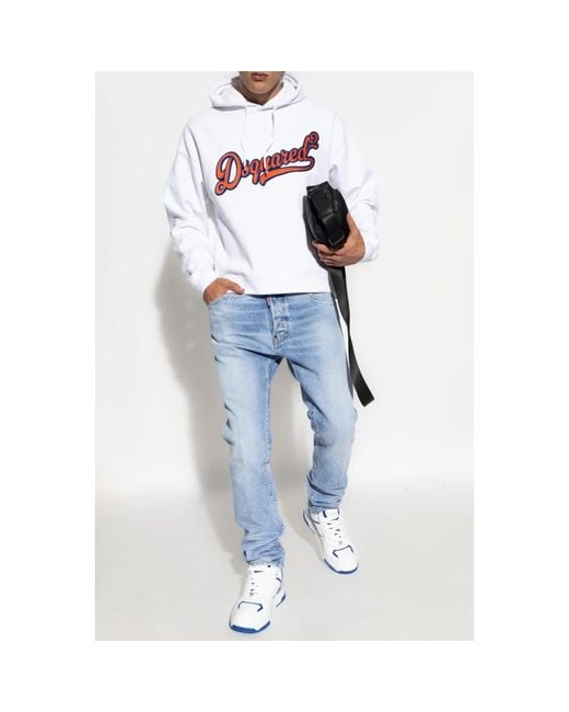 DSquared² Hoodies in het White voor heren