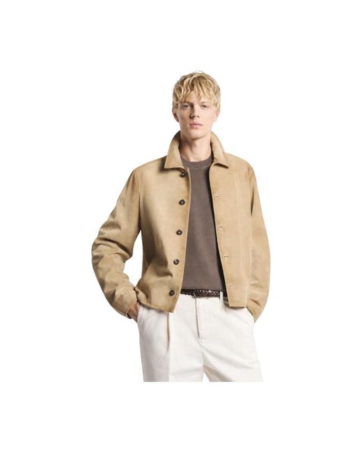 Fay Natural Leather Jackets for men