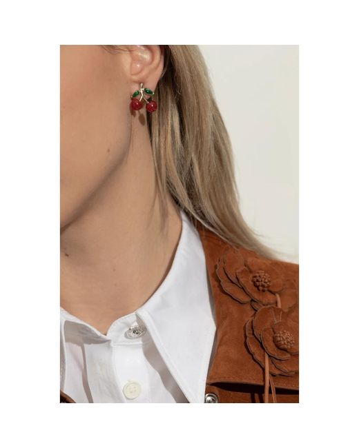 Earrings di COACH in Metallic