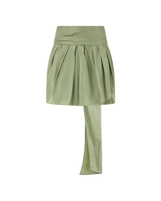 Alberta Ferretti Green Short Skirts