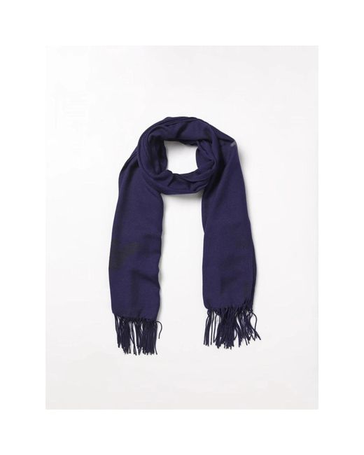 Emporio Armani Blue Winter Scarves for men