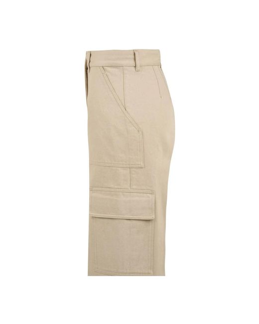 Aspesi Wide Trousers in het Natural
