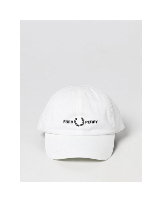 Fred Perry White Caps for men