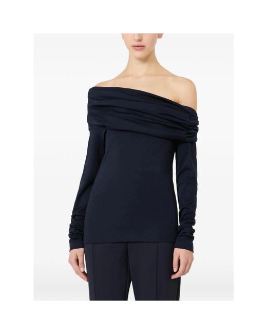 Max Mara Blue Blouses