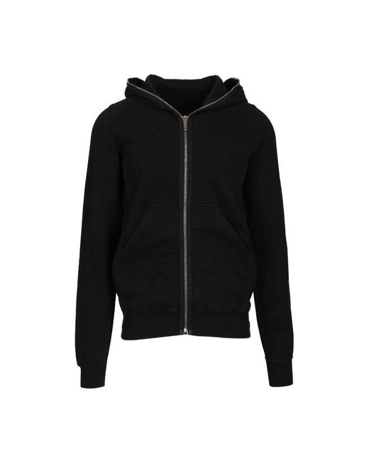 Rick Owens Black Zip-Throughs for men