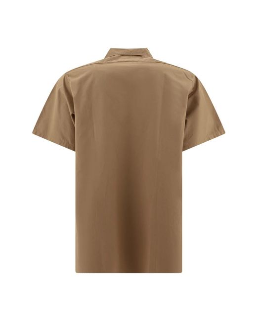 Beams Plus Brown Short Sleeve Shirts for men